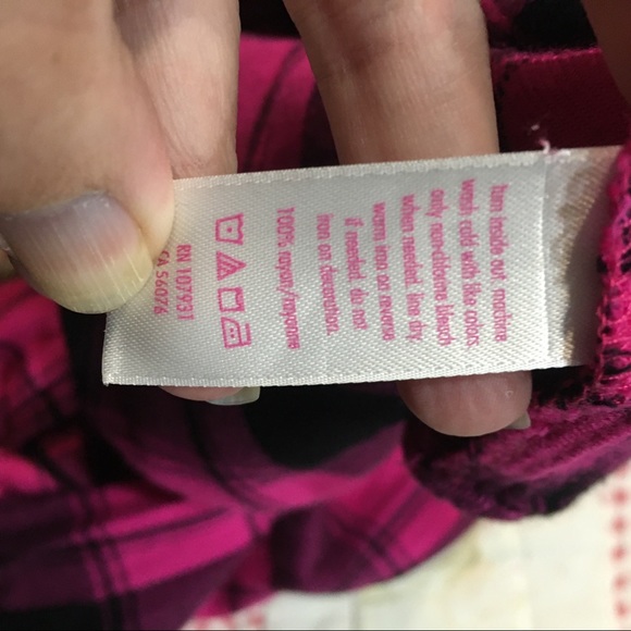 Justice Girls Paint Splatter Checked Button Down - Picture 5 of 5